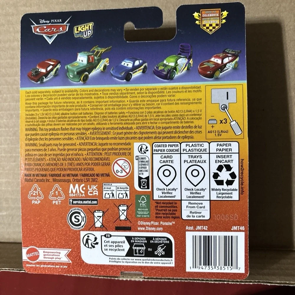 Disney Pixar Cars Light Up DJ Tuner Race To Celebrate Mattel New 2026
